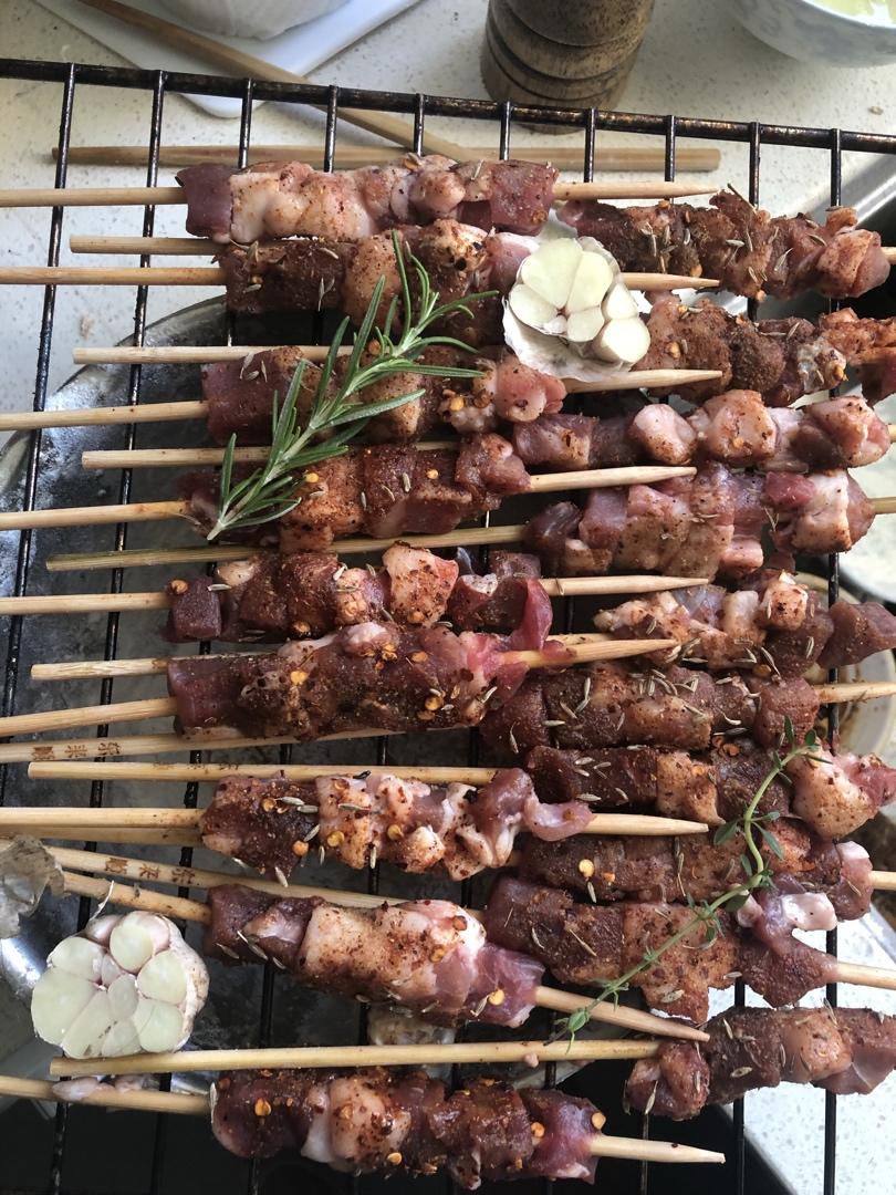 烤羊肉串
（烤箱版）