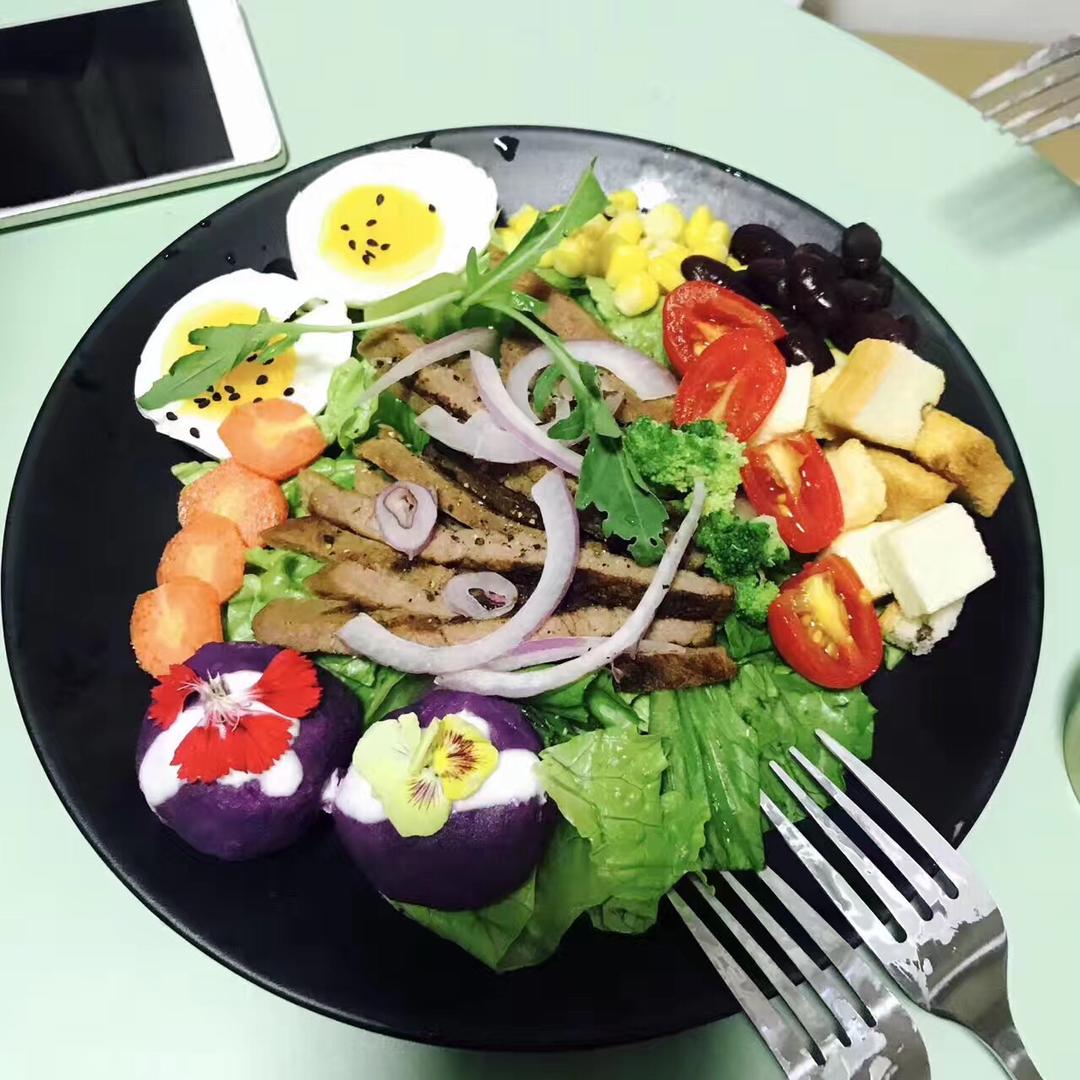 健身沙拉鸡胸肉健身沙拉