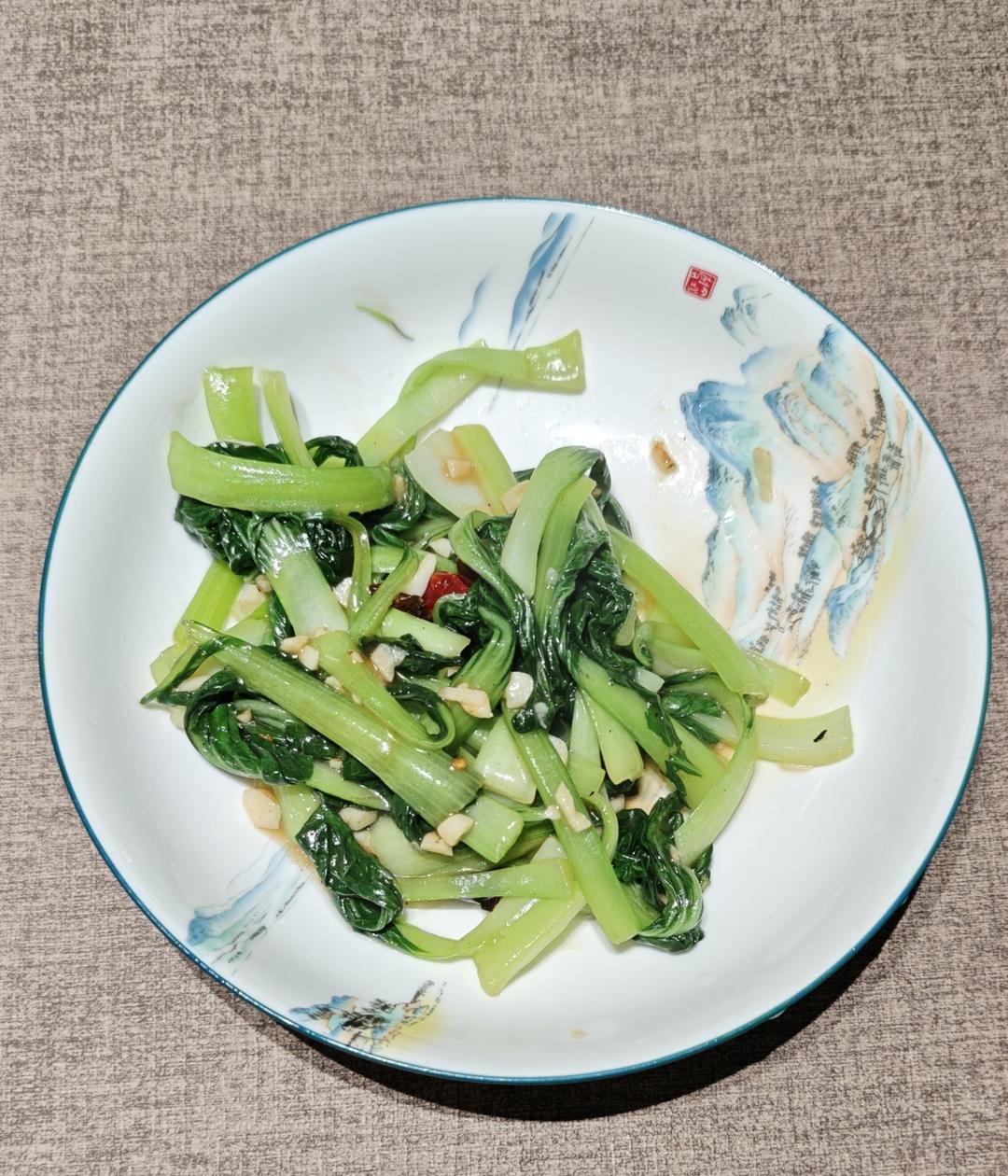 炝炒上海青