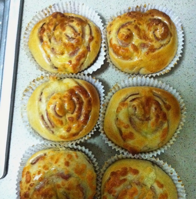 培根乳酪小面包