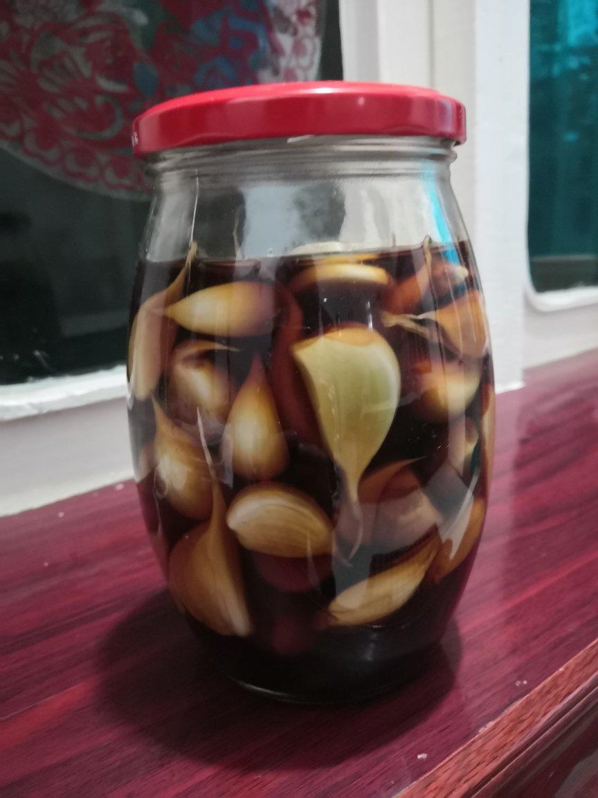 腌甜蒜糖蒜