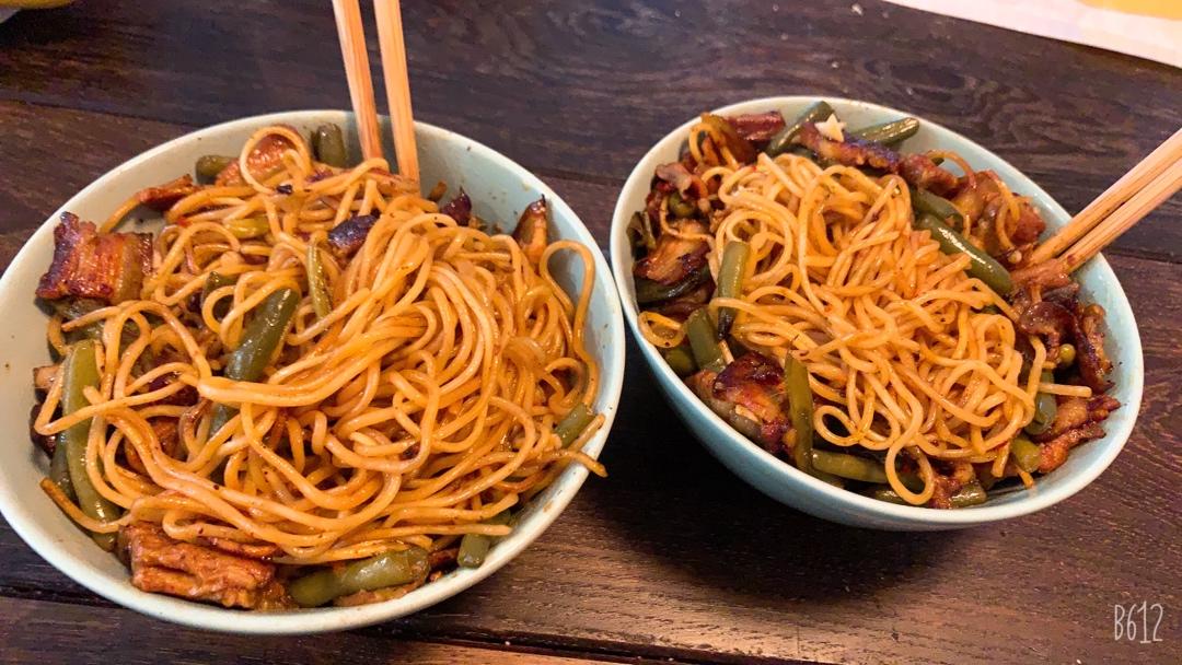 家常豆角焖面