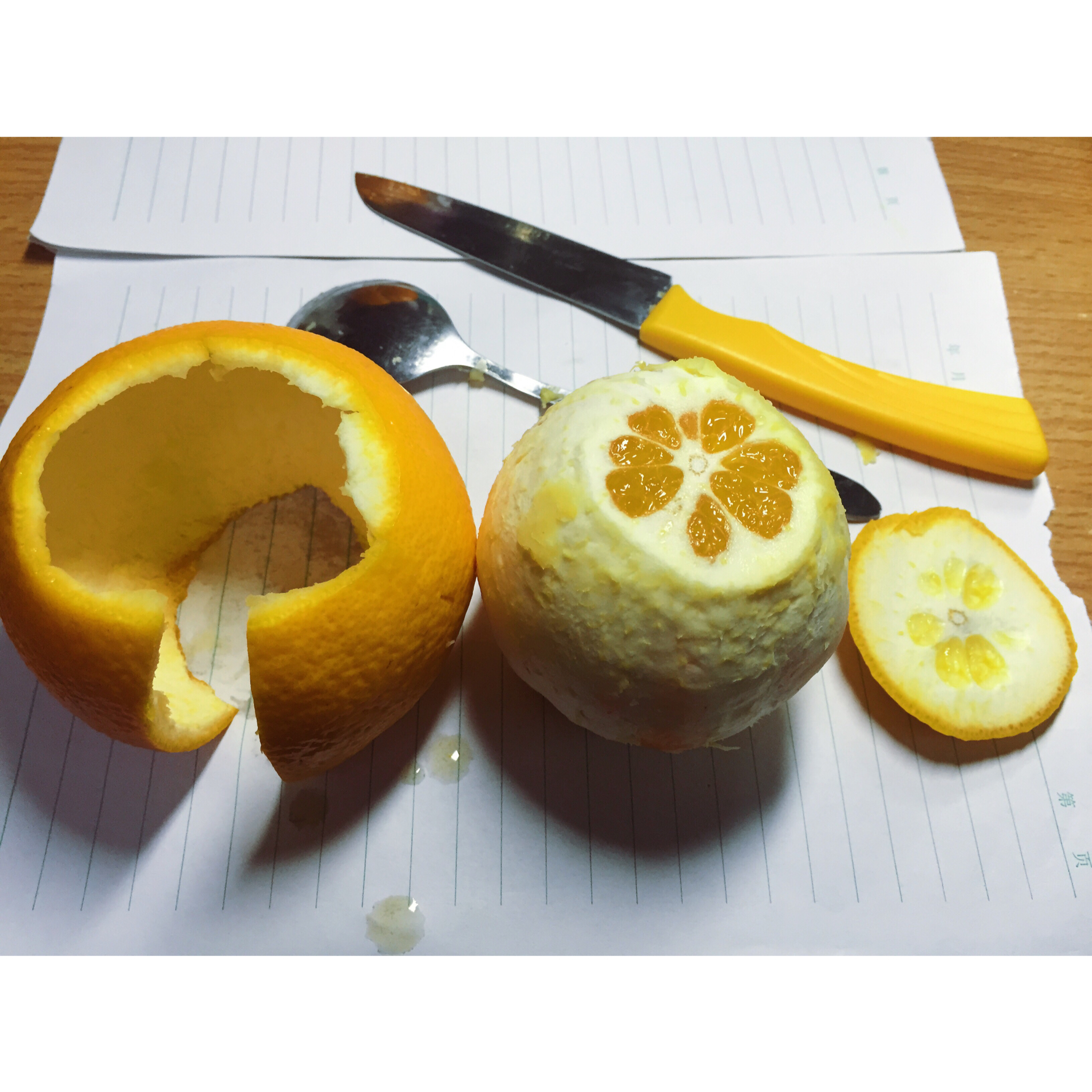 一分钟速剥橙子简单快捷不伤手