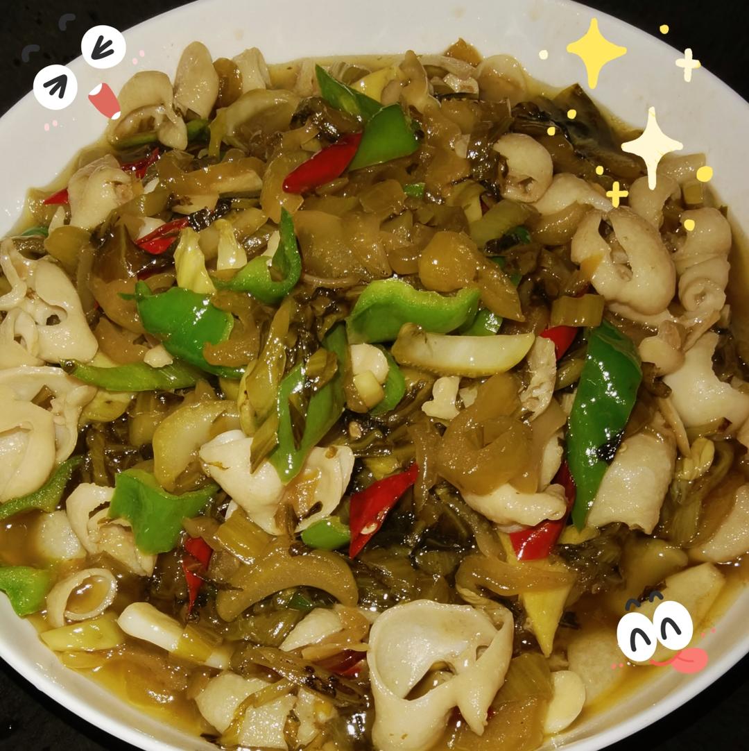 酸菜炒大肠