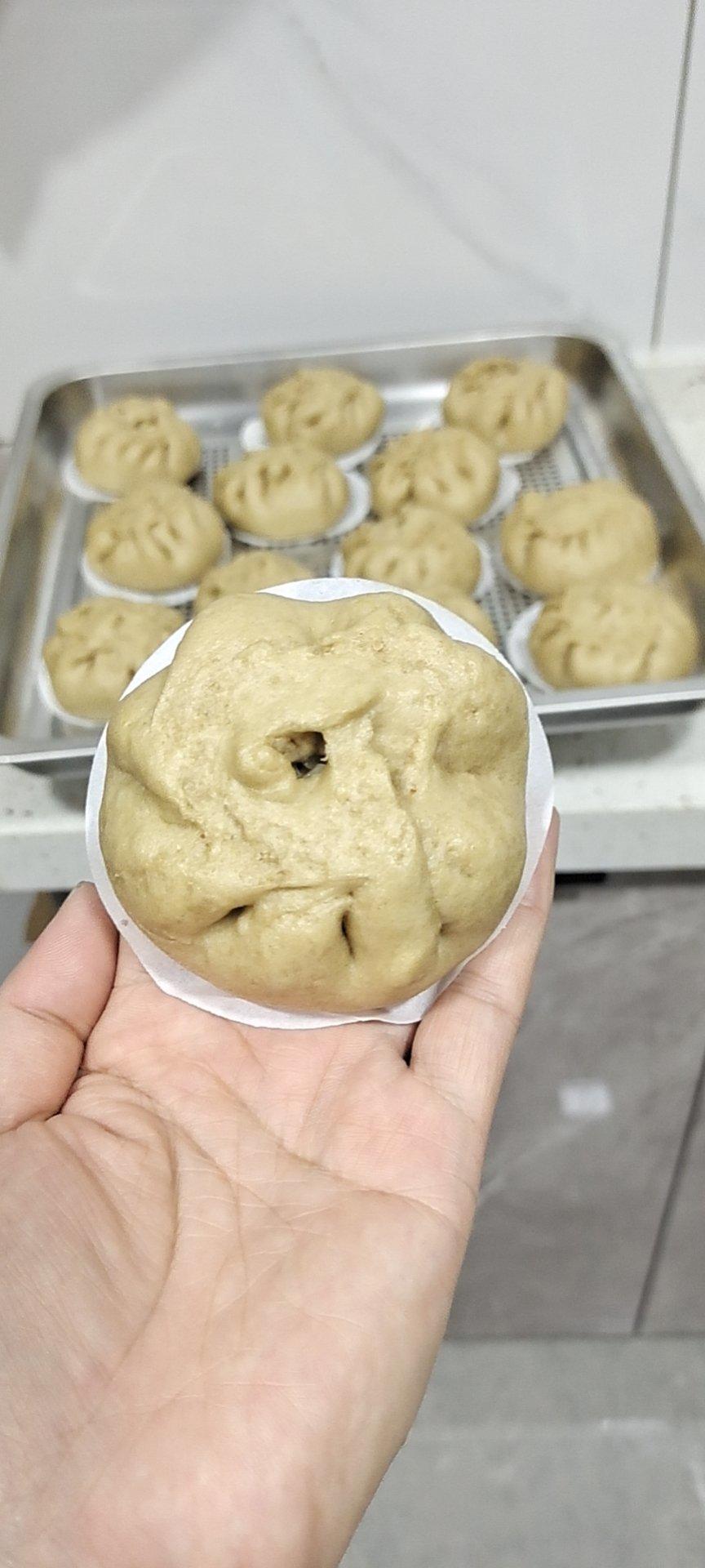 适合减肥吃的全麦鸡肉包子！低脂低卡
