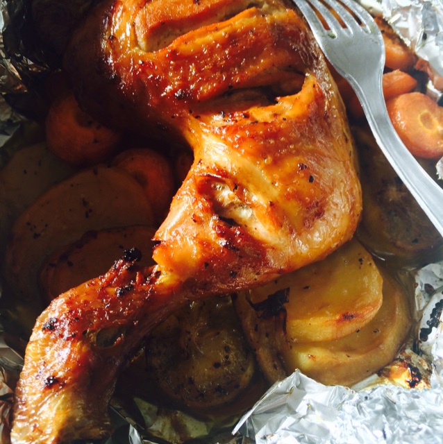 柠香烤鸡