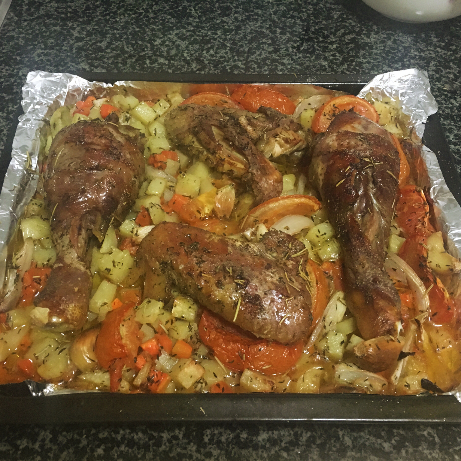 【法式烤鸡腿】