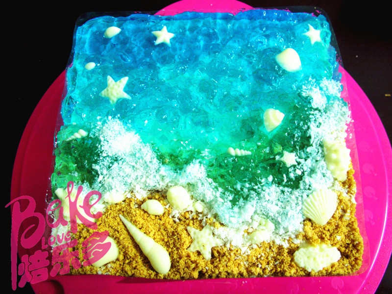 马尔代夫的海洋蛋糕