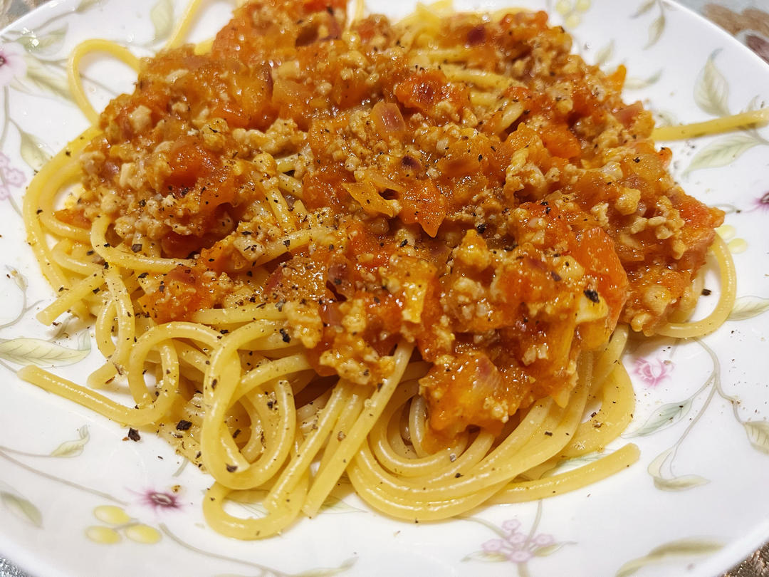 番茄肉酱意面