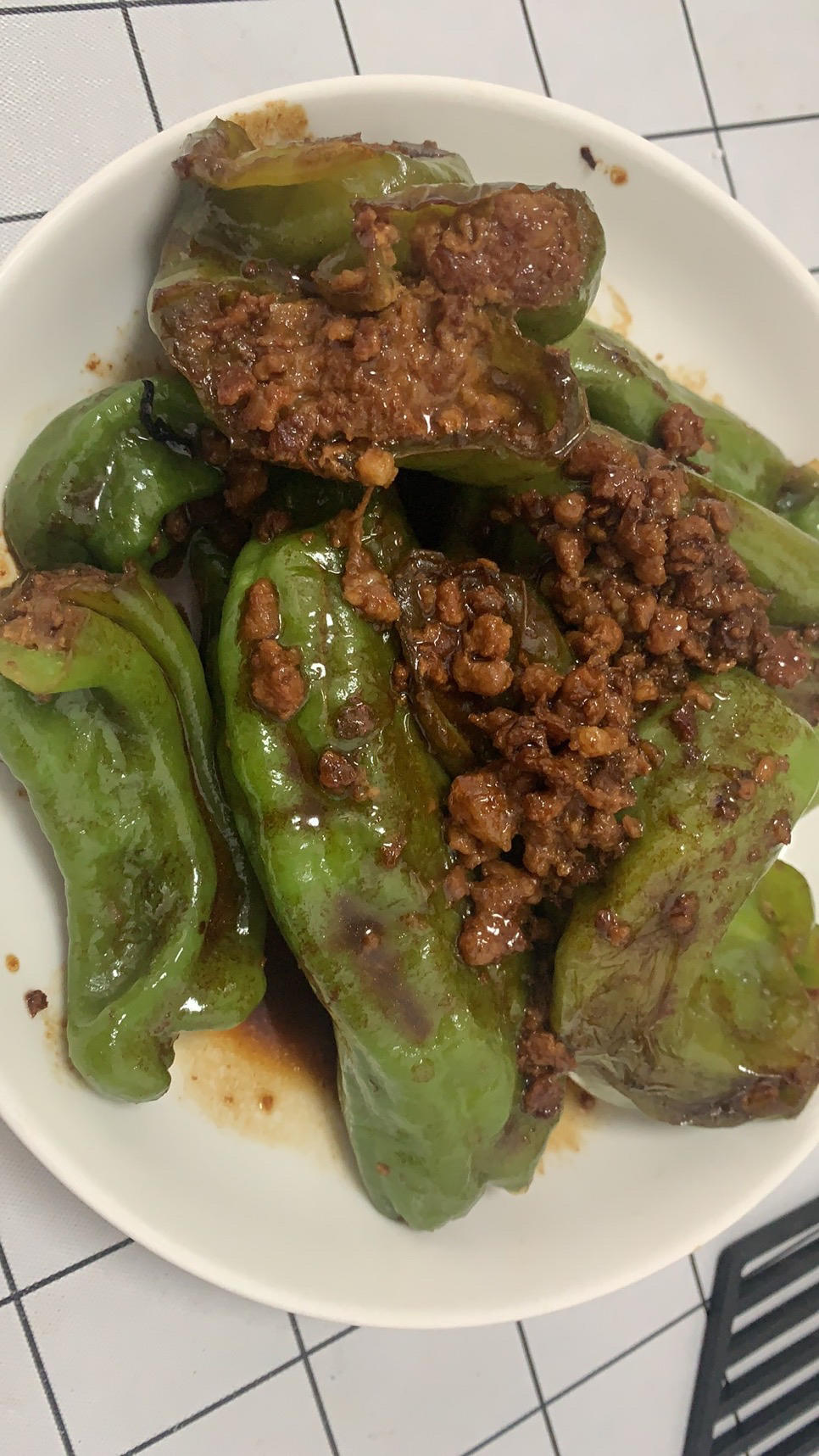 下饭菜肴--青椒酿肉