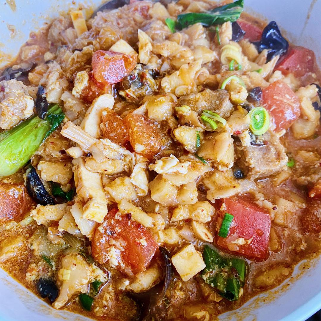 牛肉小炒泡馍家庭版