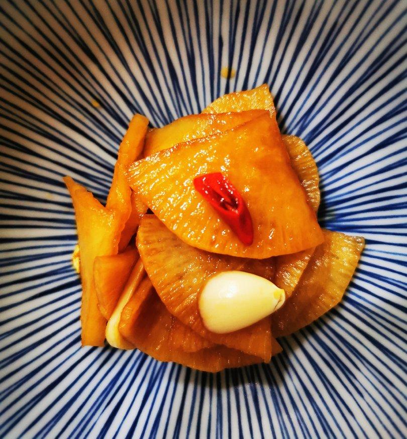 三步爽口酸酸辣辣腌萝卜片小咸菜