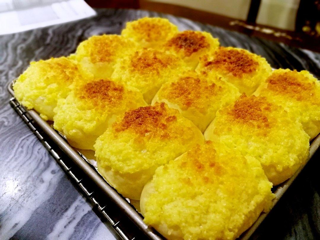 快手椰蓉小餐包（一次发酵照样柔软又拉丝）