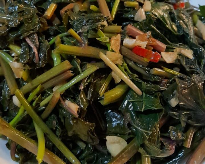 超简单的清炒地瓜叶