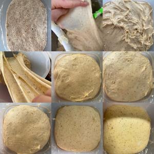 强力推荐：天然酵种（酸酵母）（鲁邦种）肉桂面包卷 Sourdough cinnamon roll（没酸味，非常好吃）的做法 步骤1