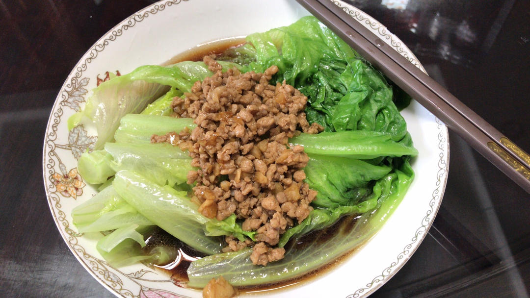 😉💫💚完胜饭店8分钟的肉沫生菜🔥