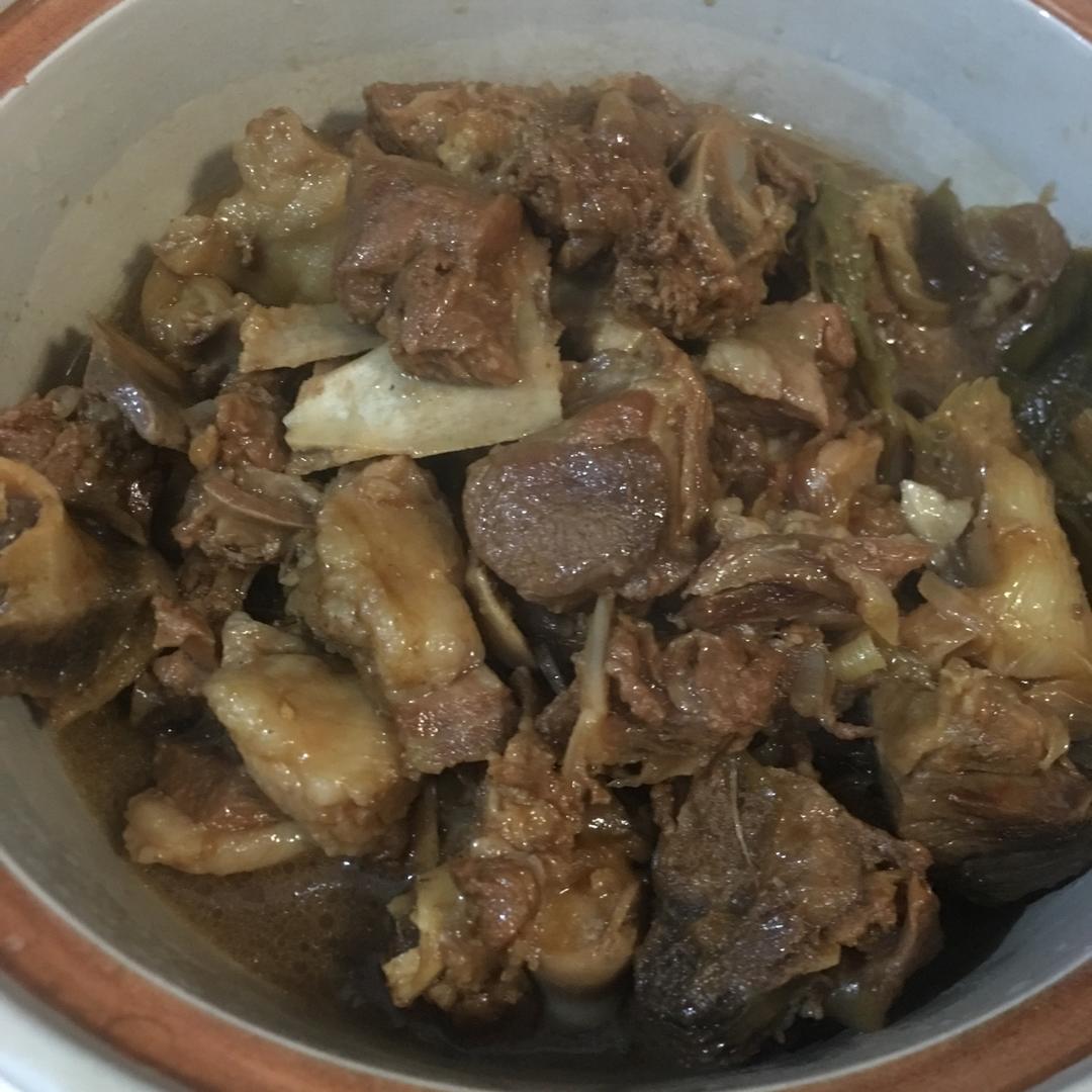红烧羊腿(羊排)