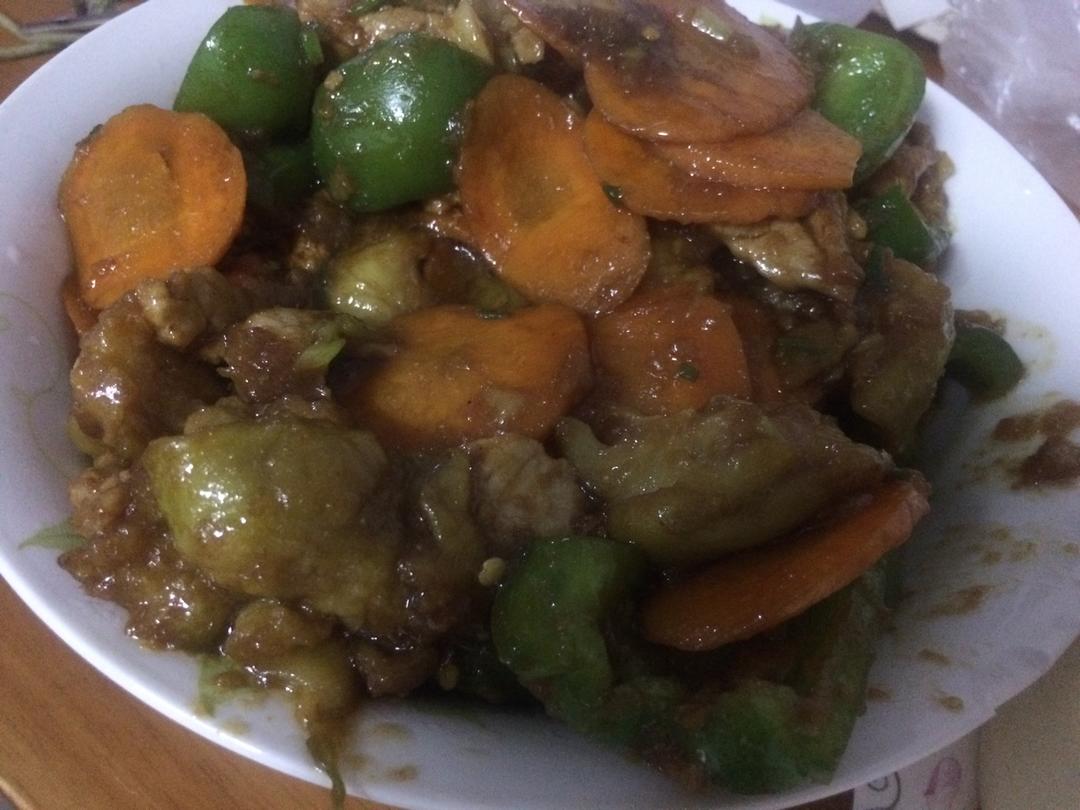 溜肉段烧茄子（东北硬菜呀哈哈）