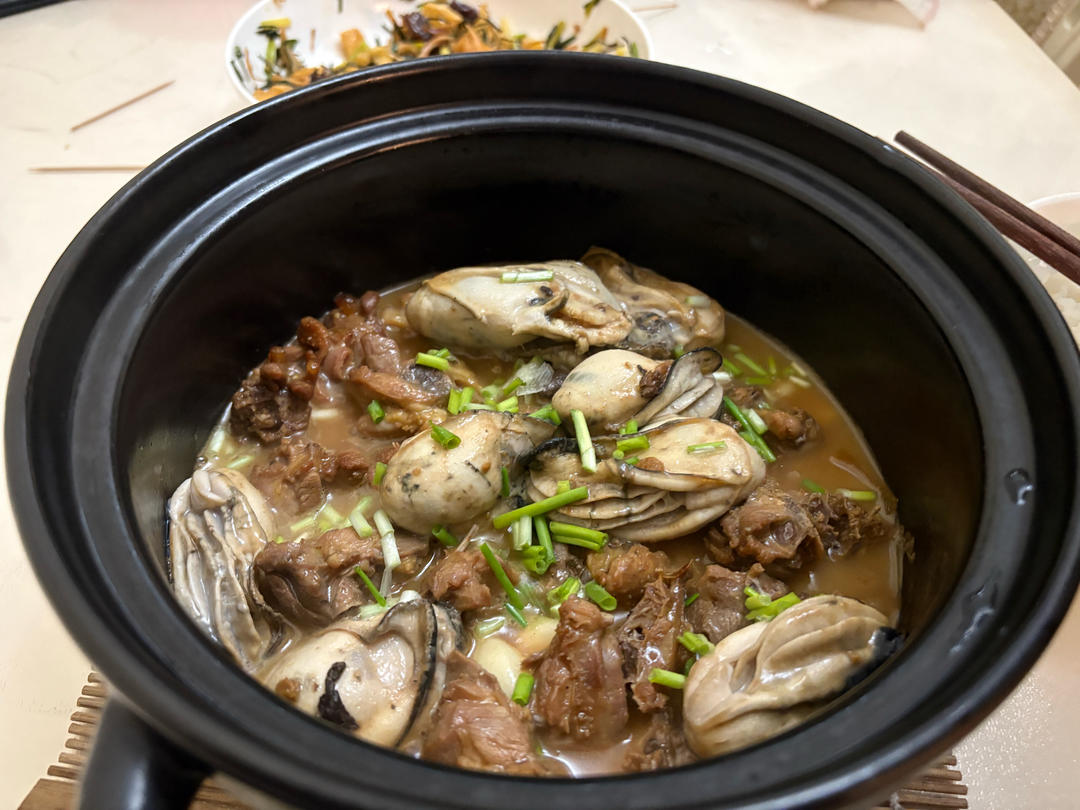 生蚝鸡煲(经典粤菜)
