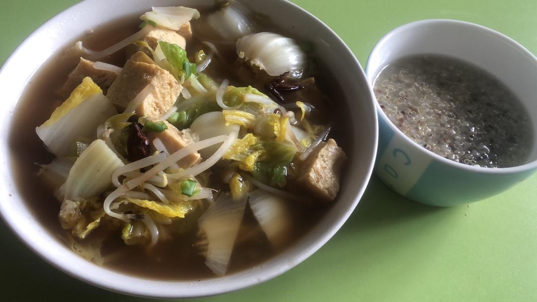 白菜豆腐汤