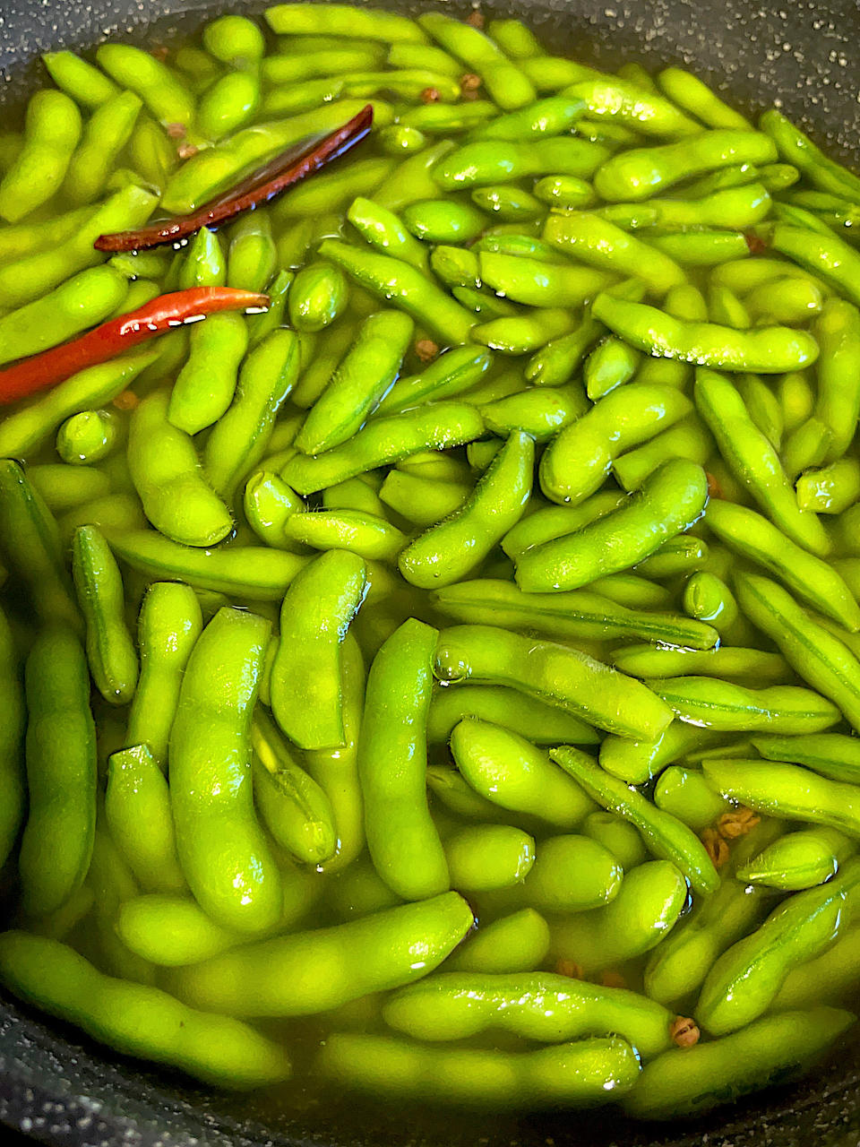 豪华版水煮毛豆