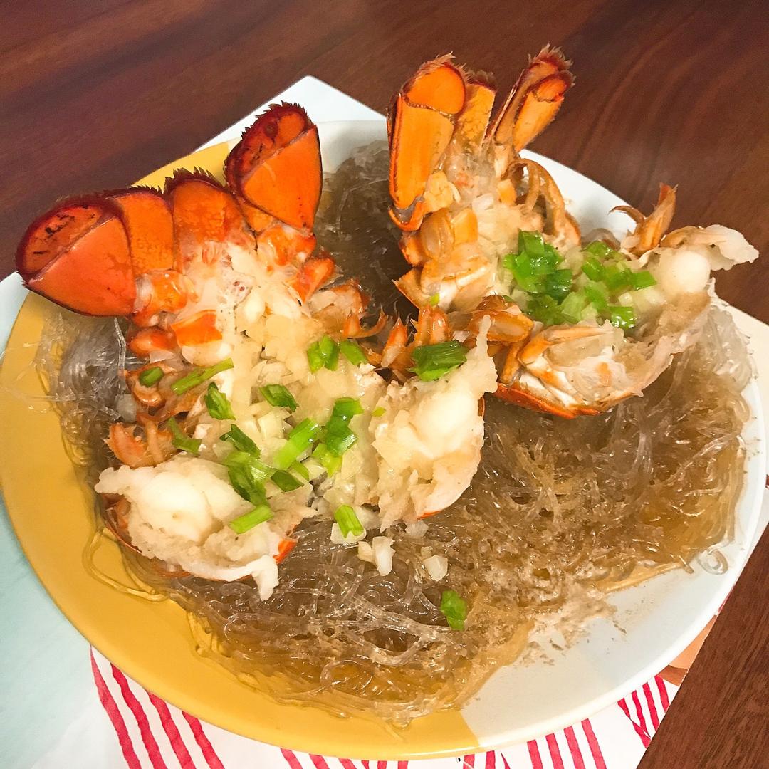 蒜蓉龙虾蒸粉丝
