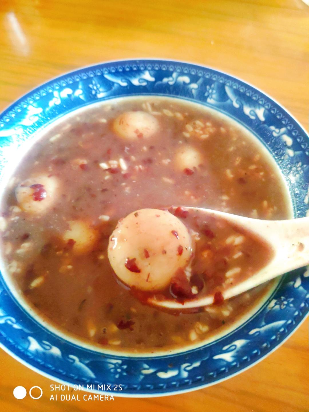 红豆汤圆丸子（熬红豆技巧版）