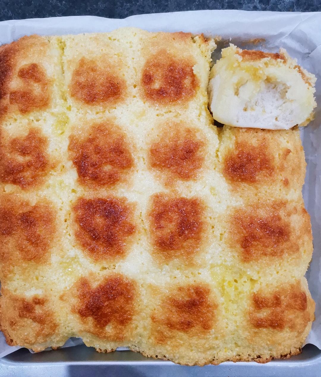 快手椰蓉小餐包（一次发酵照样柔软又拉丝）