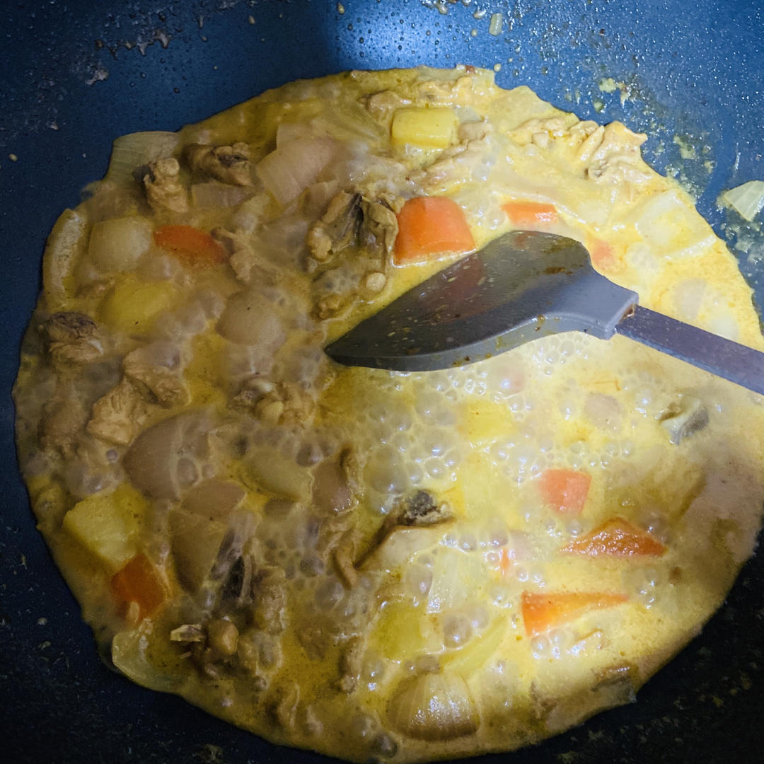 香气浓郁的咖喱土豆鸡（咖喱粉版）