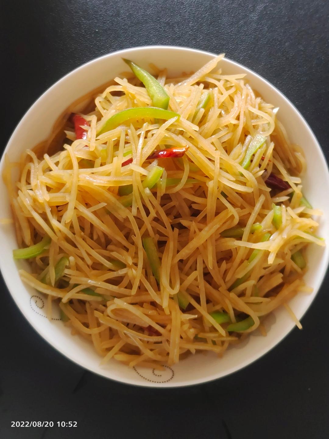 酸辣土豆丝的家常做法 超级下饭