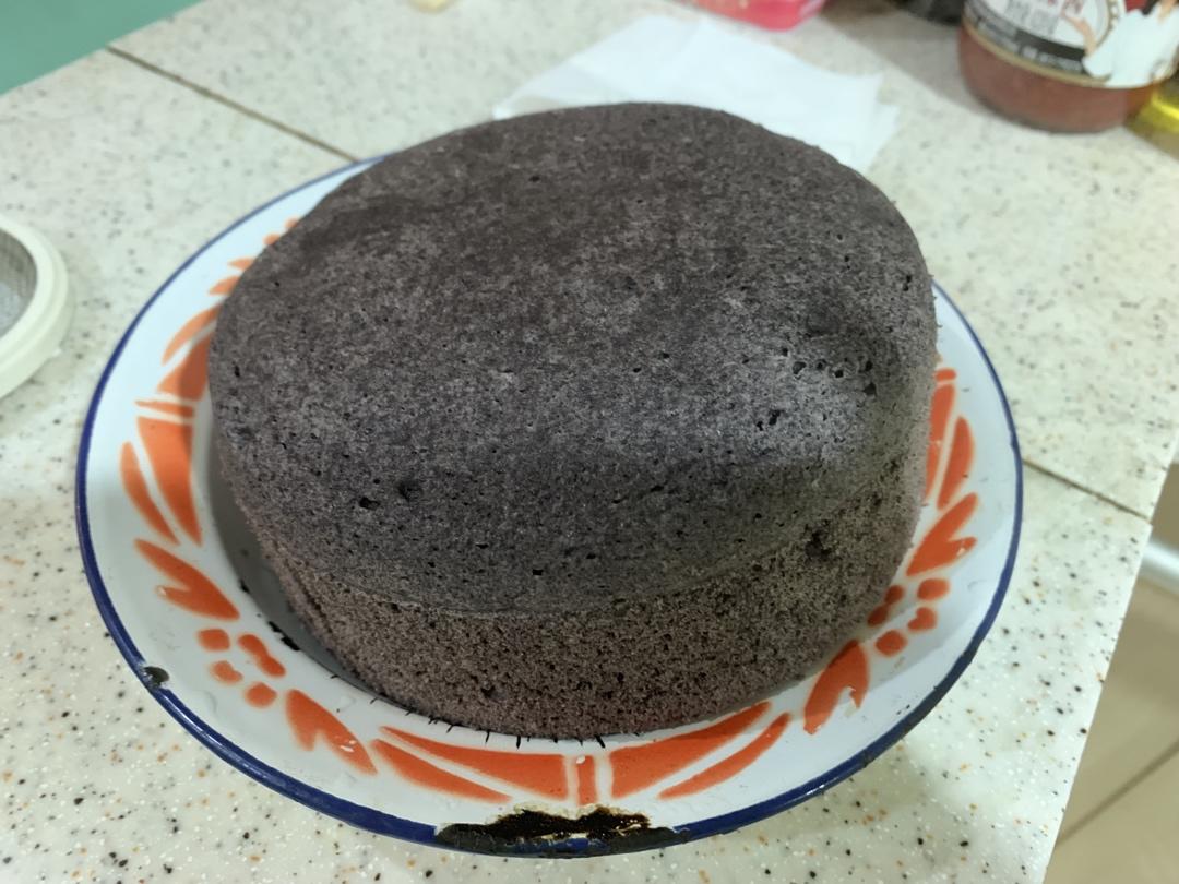 黑米蒸糕
