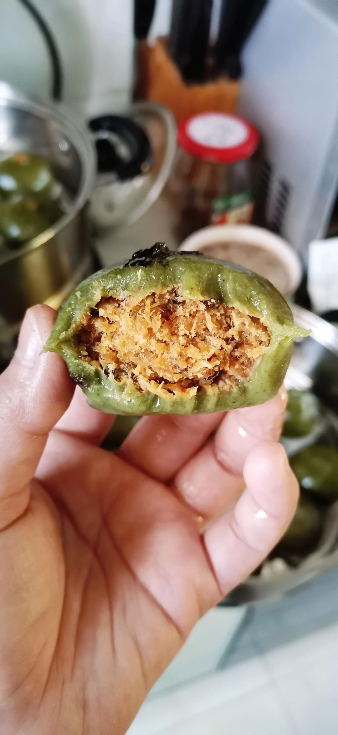 百吃不厌的豆沙青团 x 博世破壁机/博世打蛋器