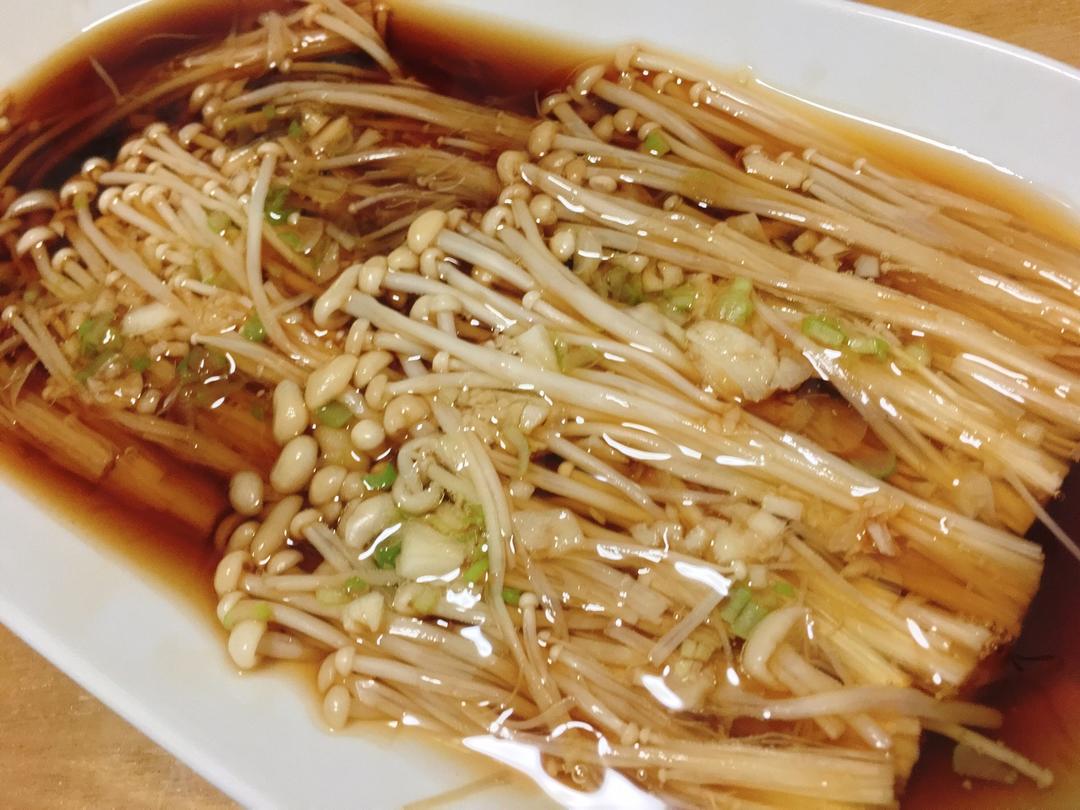 蒜蓉蒸金针菇