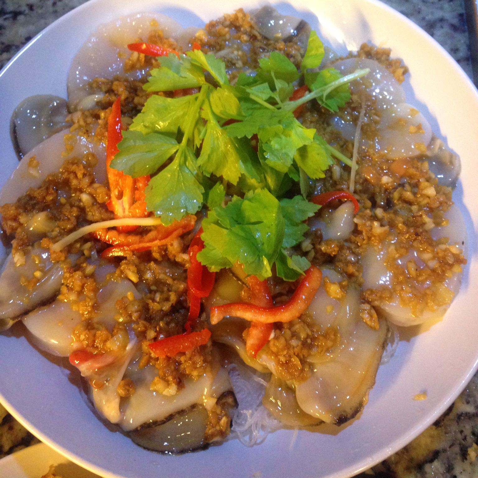 蒜蓉粉丝蒸扇贝