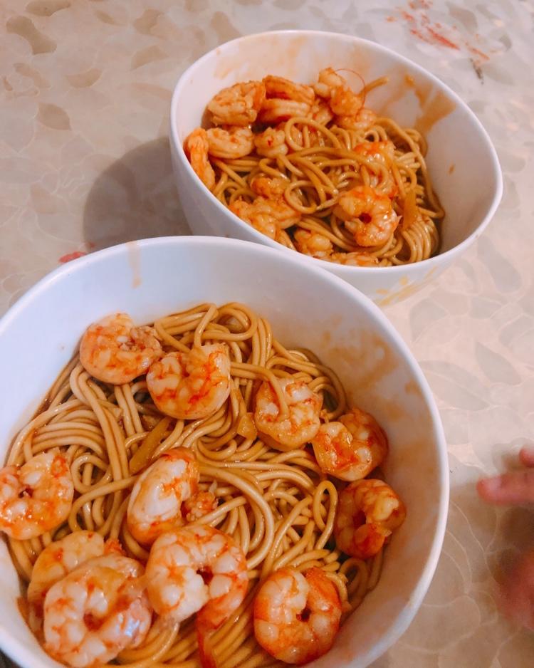 虾油炒面