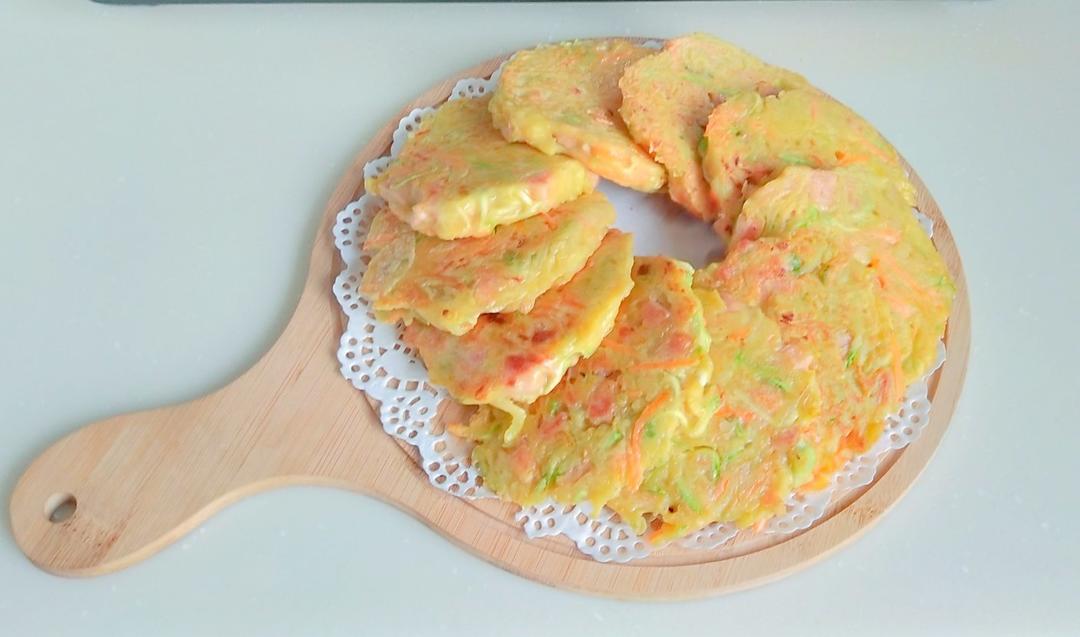 胡萝卜西葫芦鸡蛋饼