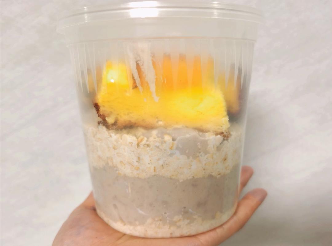 减脂甜品🐻芋泥燕麦酸奶盒子