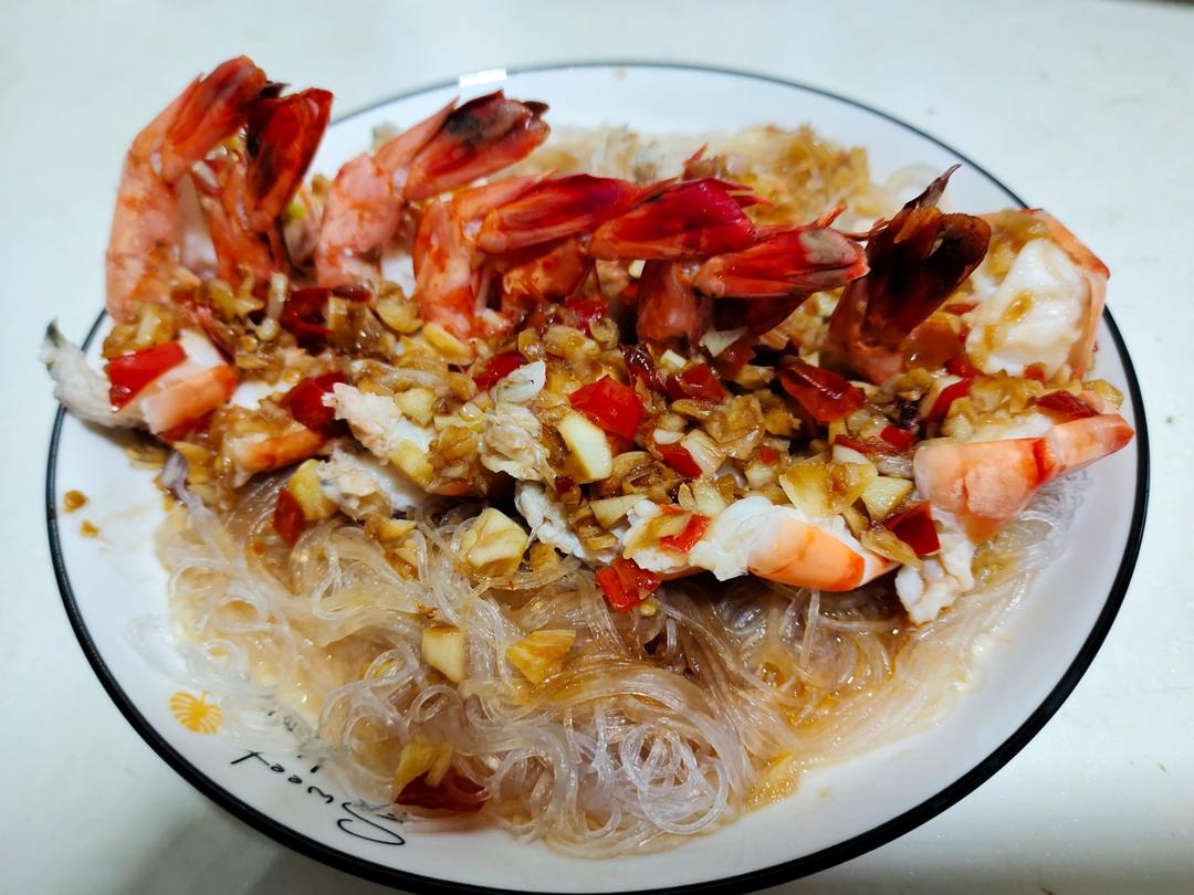 蒜蓉粉丝开背虾
