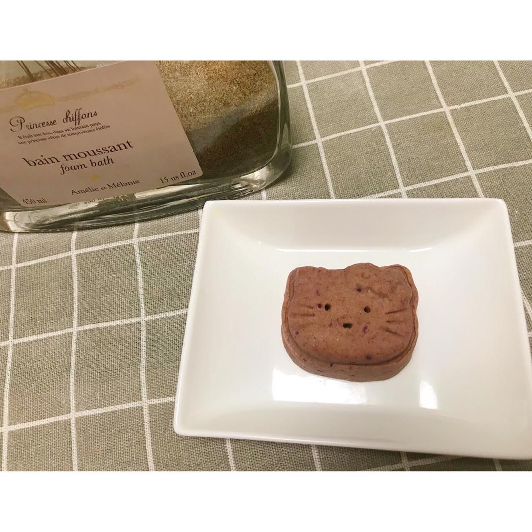 紫薯豆沙糕