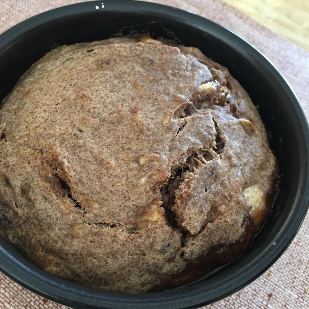 100%全谷物香蕉快手面包丨健康·烘焙