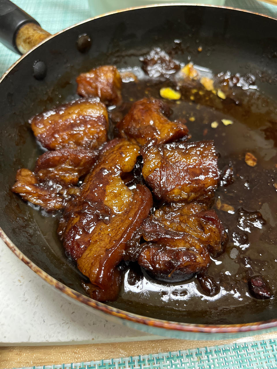 不硬不柴、果味红烧肉