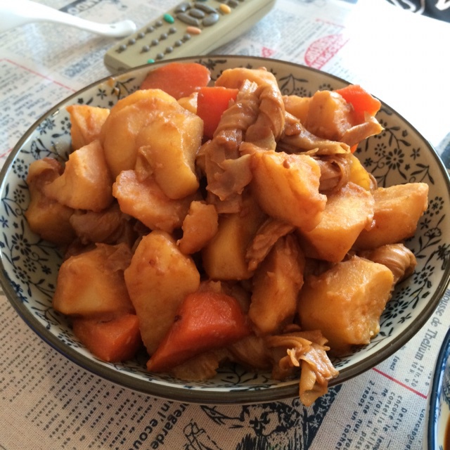 酱炖土豆豆腐结