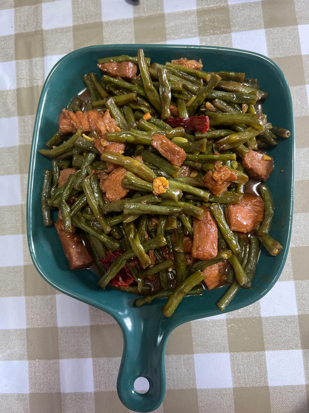 零厨艺的豆角炒肉