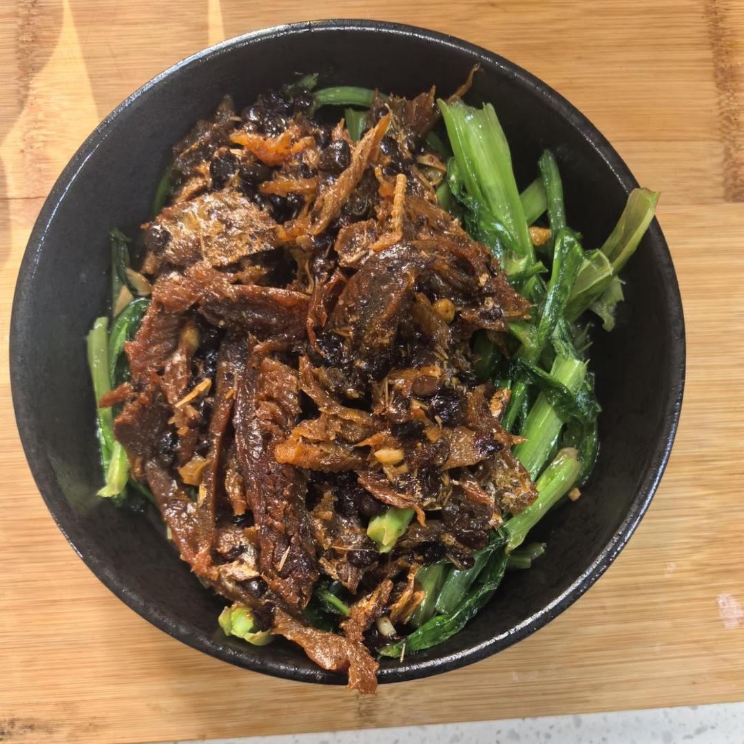 豆豉鲮鱼油麦菜