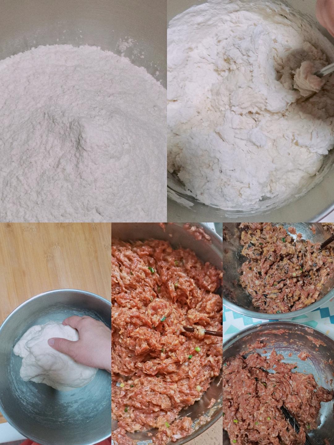 松软多汁的肉包子