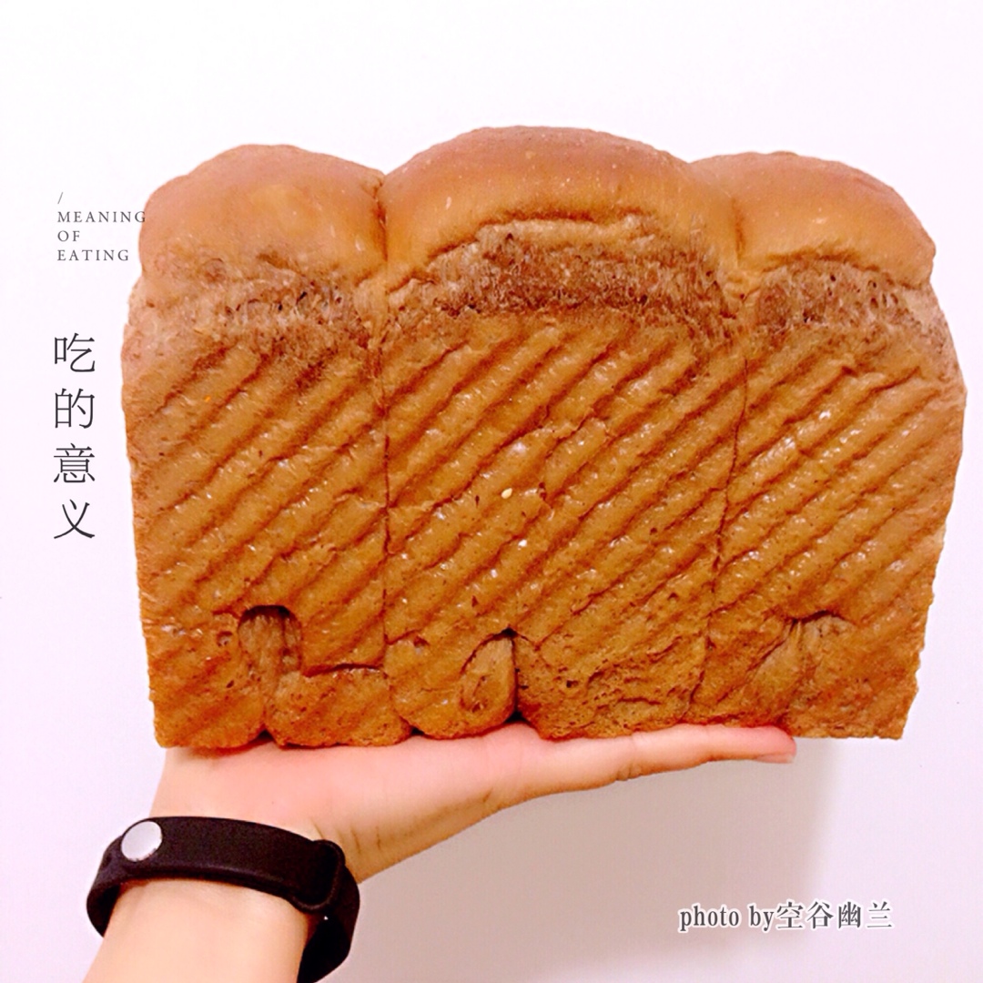 双倍浓郁的可可巧克力吐司