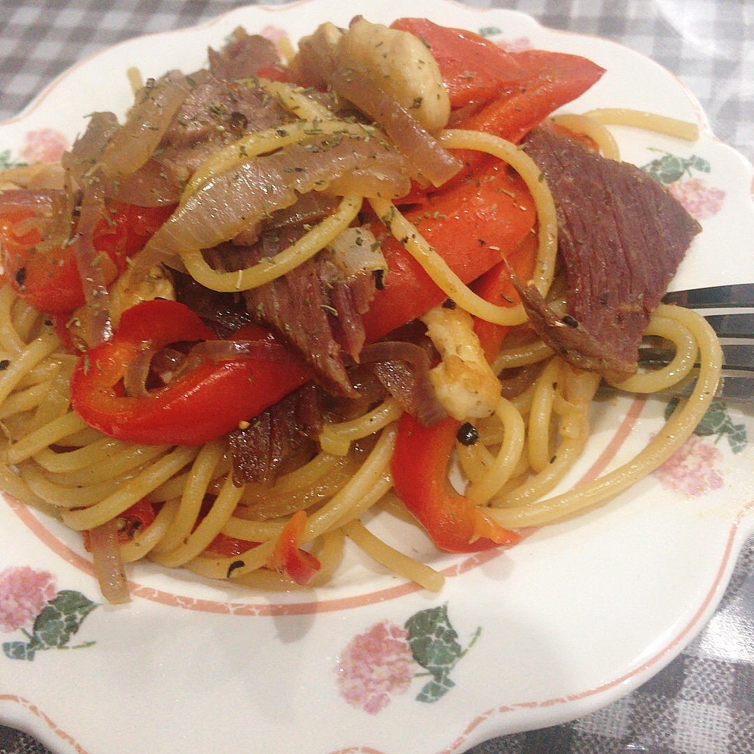 比餐厅好吃的黑椒牛柳意面🍝零失败简单教程