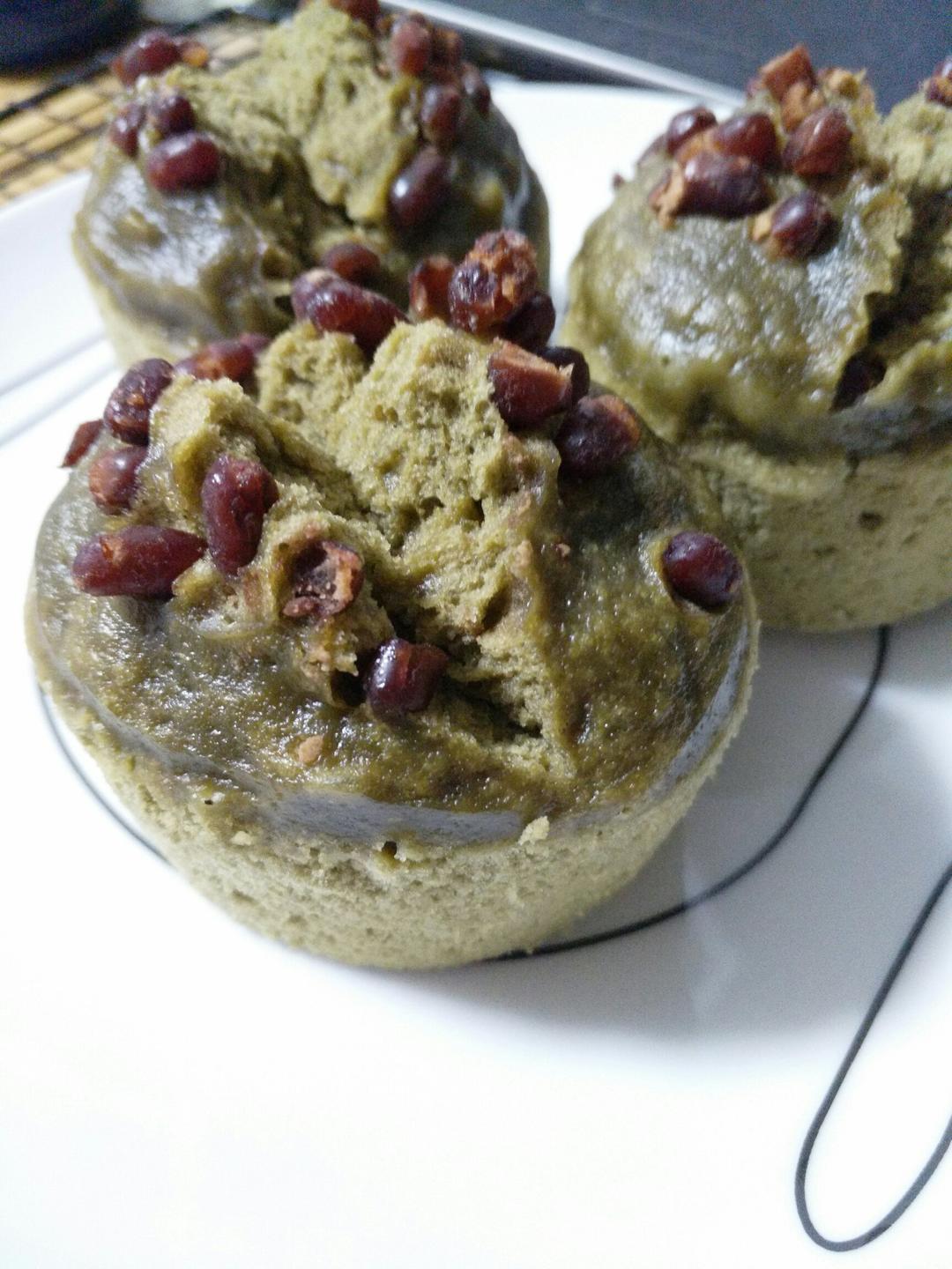 抹茶蒸蛋糕（无油）