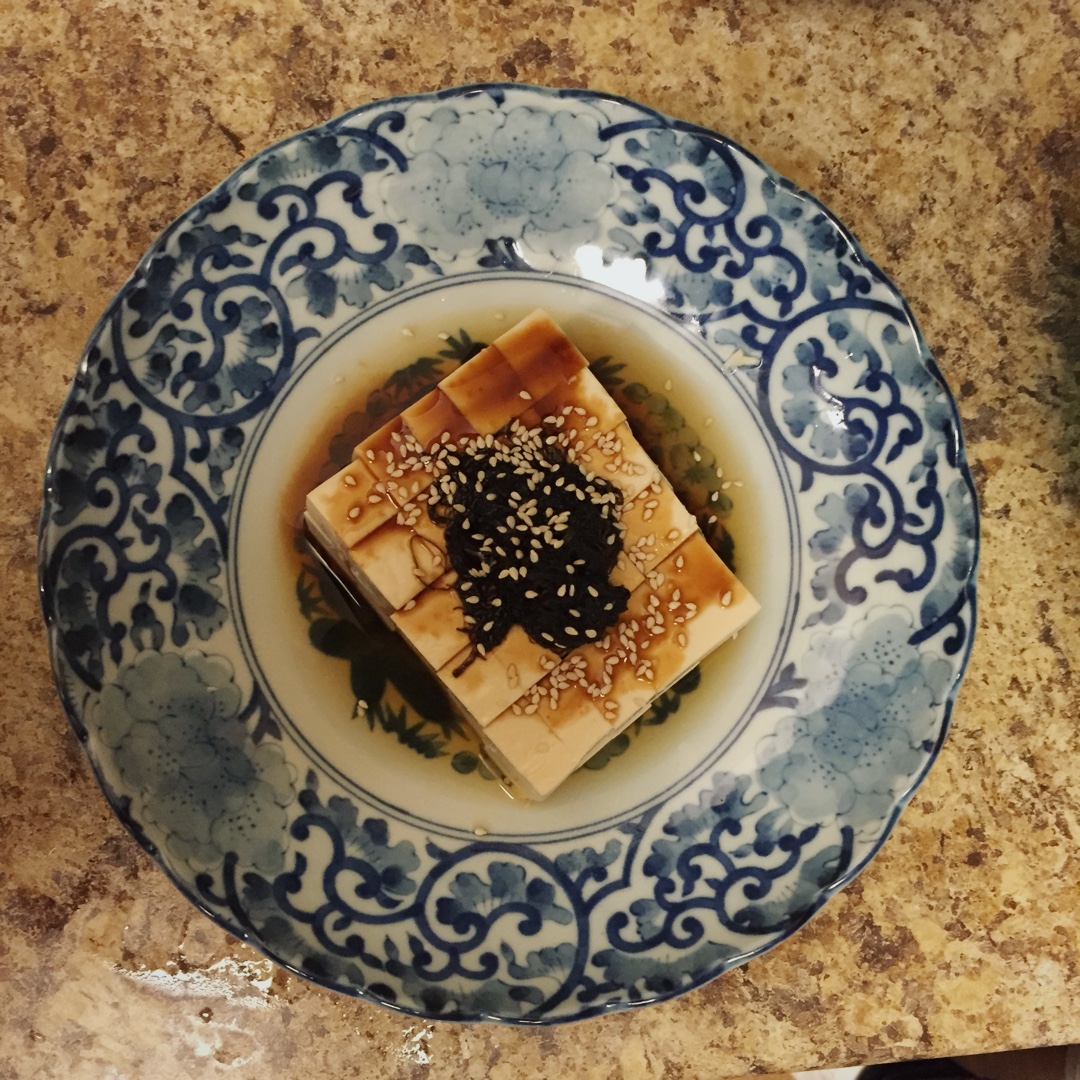 日式凉拌豆腐（冷や奴）