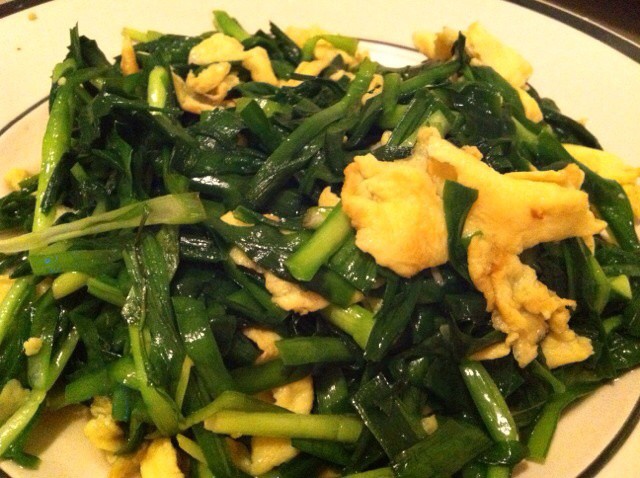 韭菜炒鸡蛋